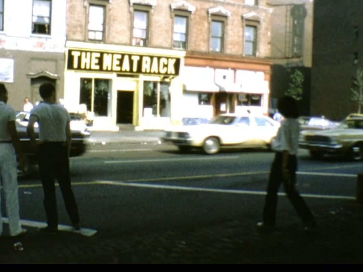 The Meat Rack. 1978. 8mm film. Still from the item Rudy Grillo Moving Image #3.